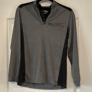 MTA Sport Gray and Black Long Sleeve Athletic Tee